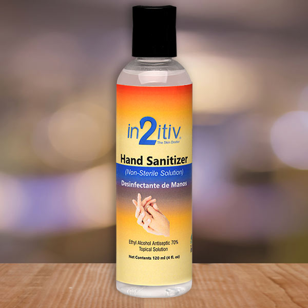 in2itiv® Topical Hand Sanitizer 4 oz. Squeeze Bottle Available in Liquid or Gel